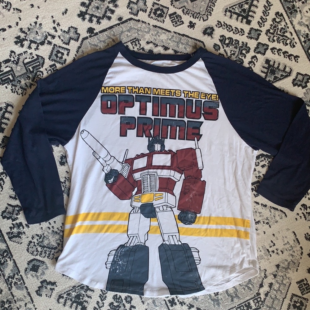 Vintage TRANSFORMERS 3/4 Sleeve Shirt